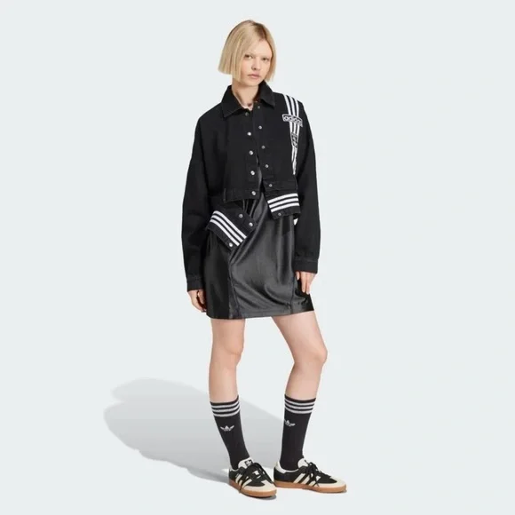 Adidas Adibreak Denim Two-In-One Track Top NWT - Picture 5 of 8